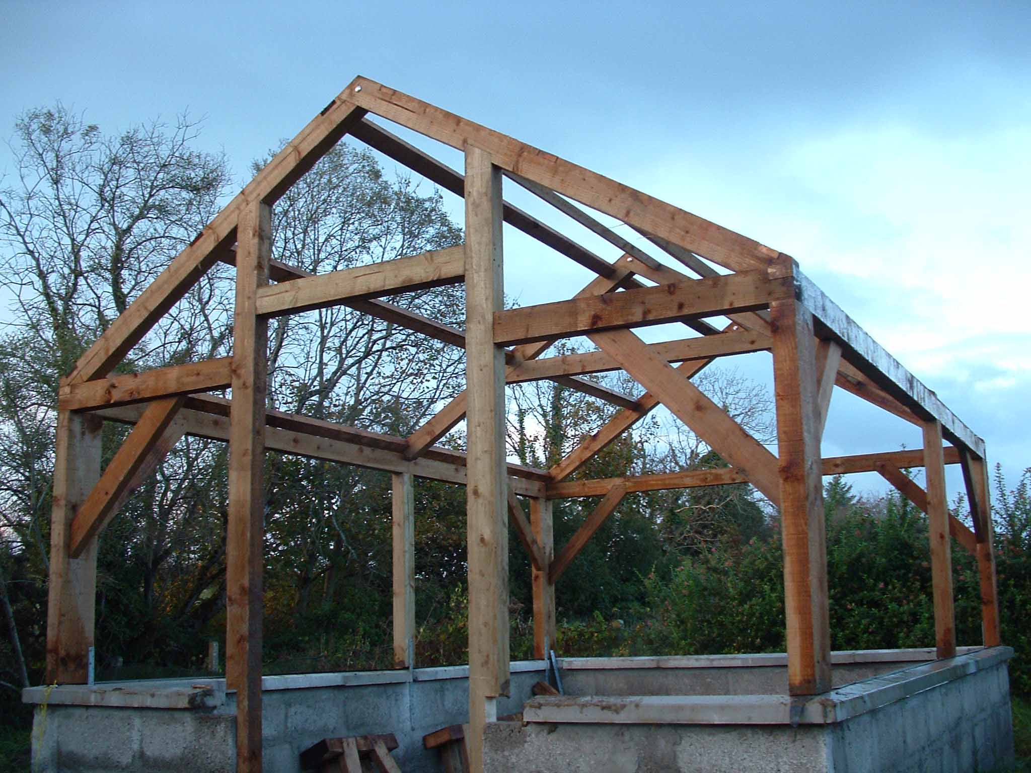 Timber Frame Greenhouse | Felix Power